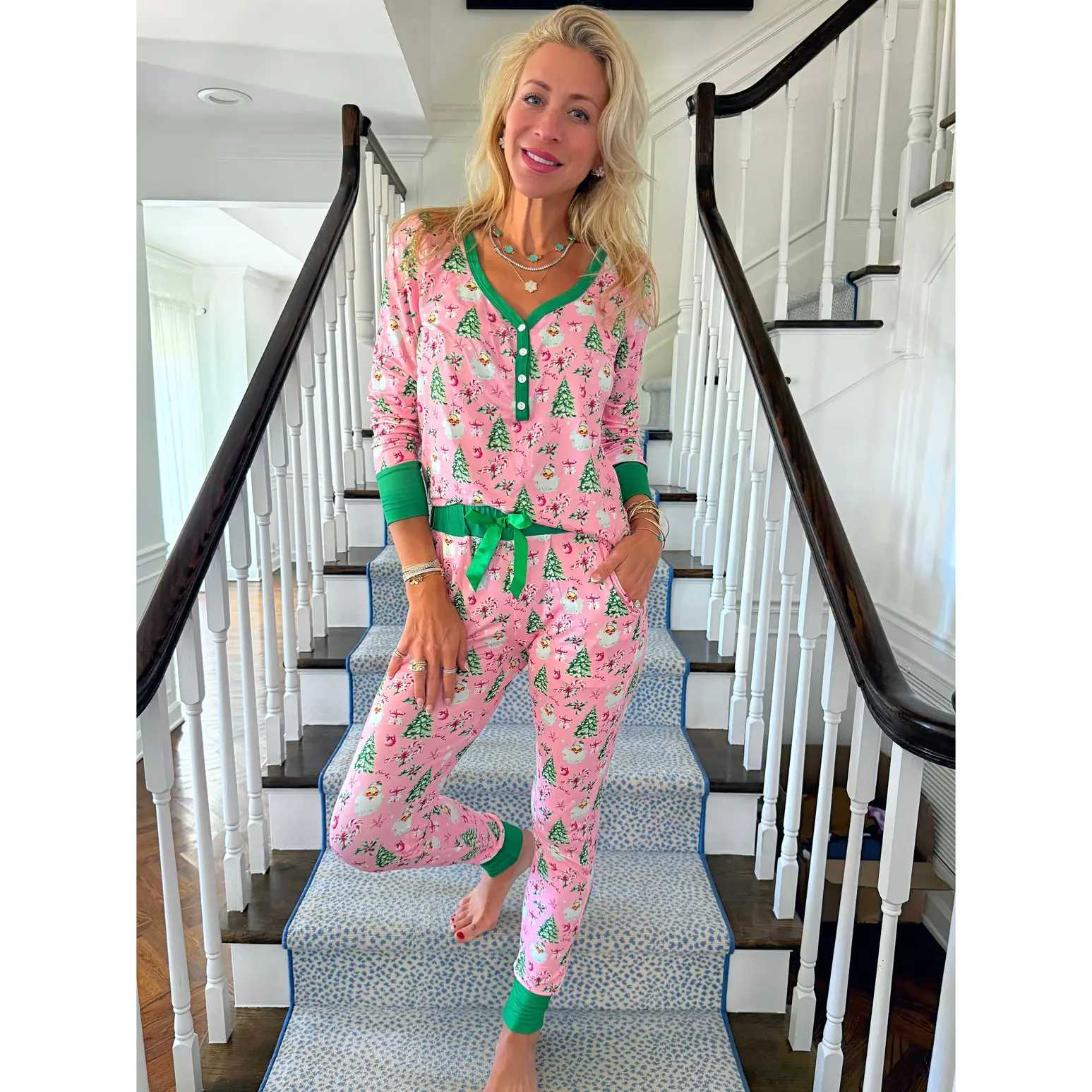 Sweet Santa Jogger Pajama Set