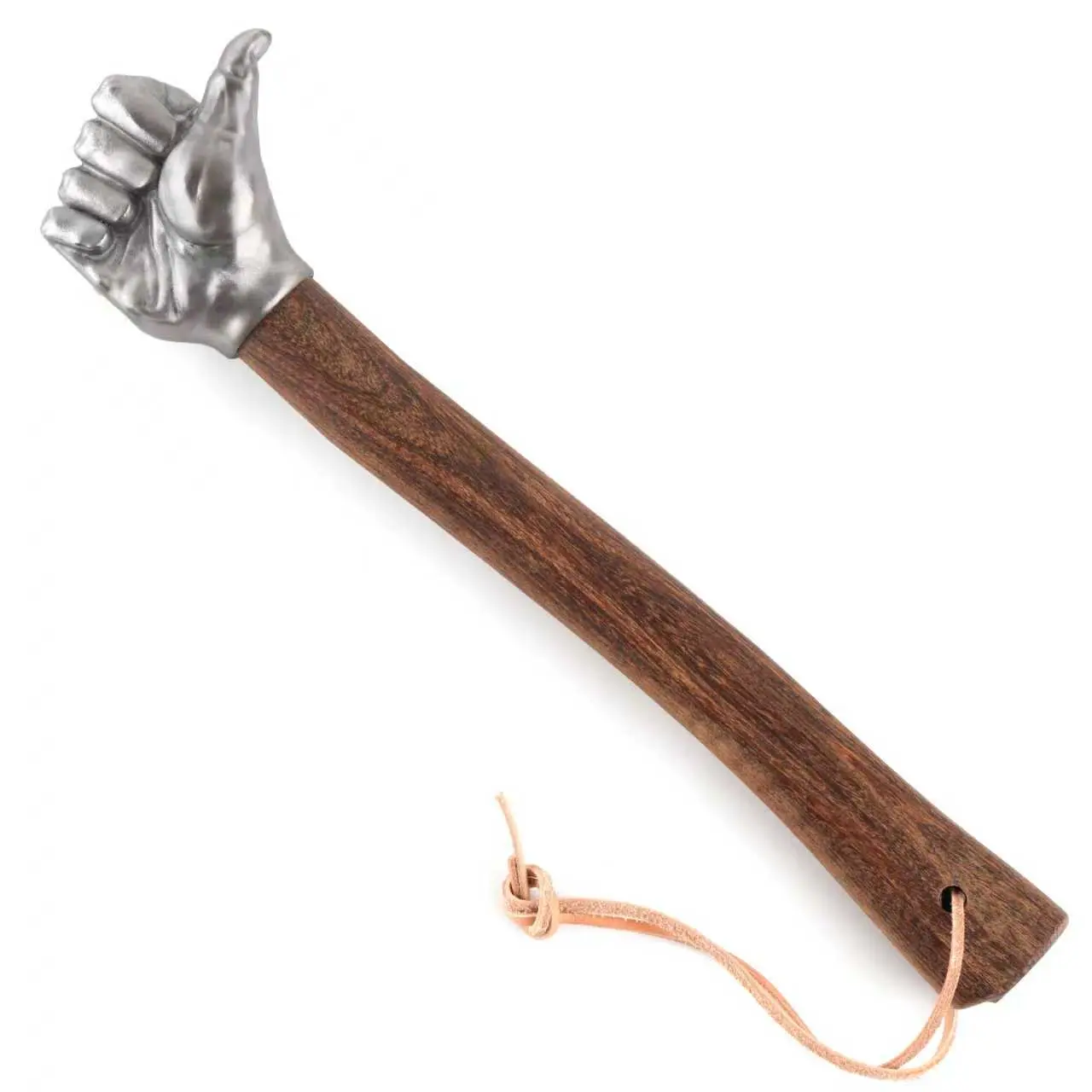 Gothic  Carving Decorative Hammer Solid Wood Handle Vintage Metal Ornament Wooden Kitchen Utensils