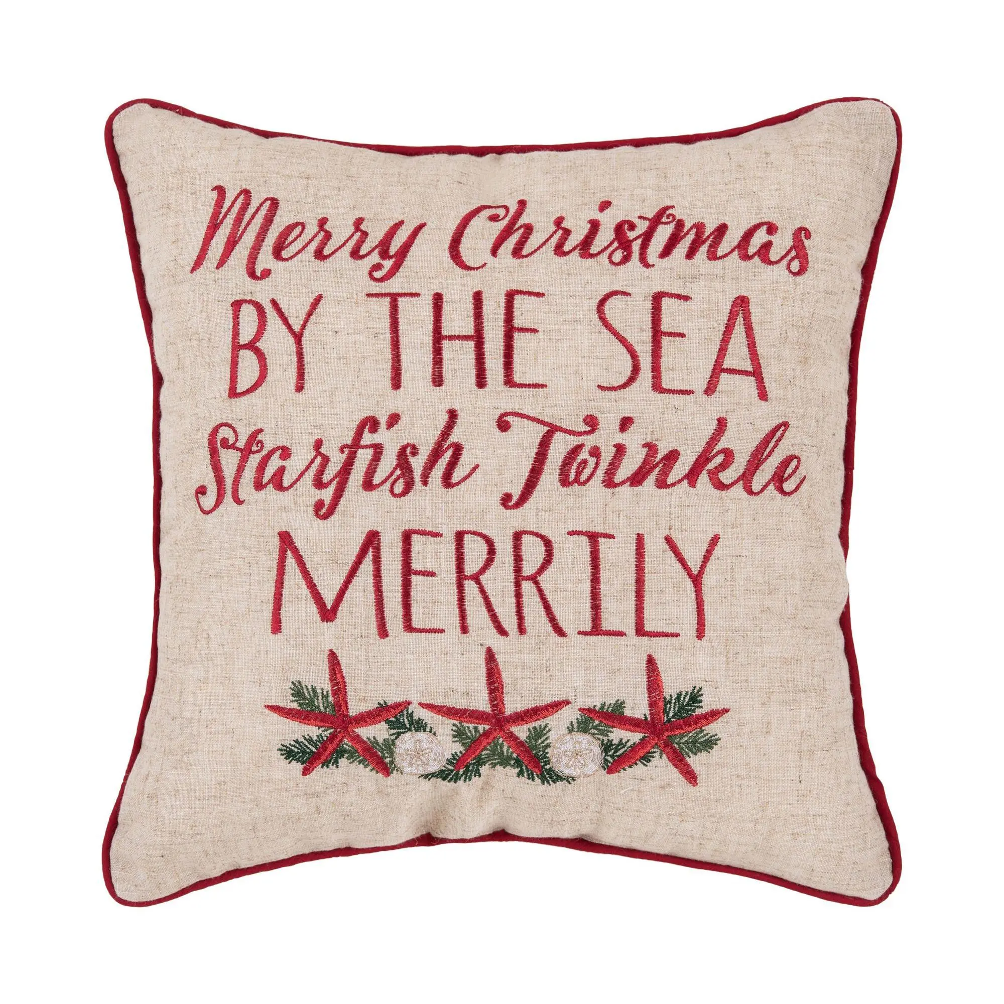 Starfish Twinkle Pillow by Valerie