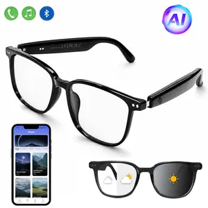 2026 Acetate Smart Glasses, Language Real-time Translator, Bluetooth Eyewear with Clear Lens, 6H Battery Life, Open-Ear Audio, Voice Control for Travel & Business