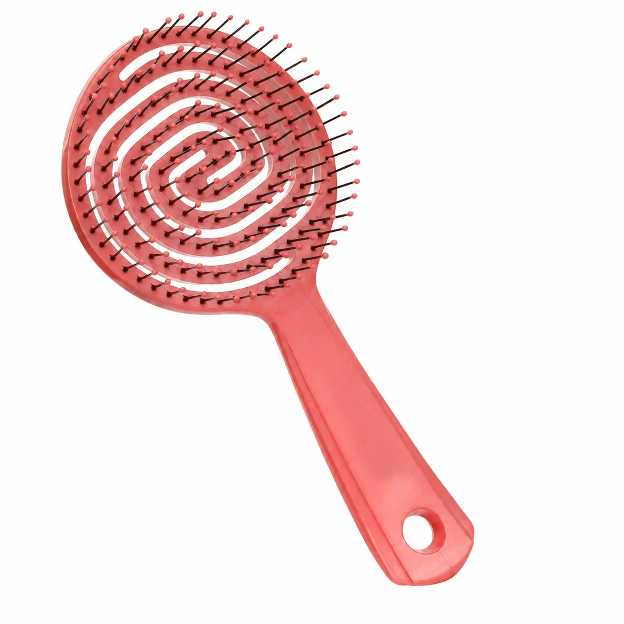 Hollow Vent Detangling Hair Brush, Spiral Styling Comb for Fast Blow Drying