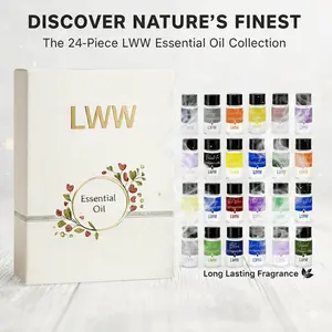 LWW Essential Oil Refills 24 Pack 10mL Each Assorted Scents Refill Only for Diffusers & Car Air Fresheners No Diffuser Included