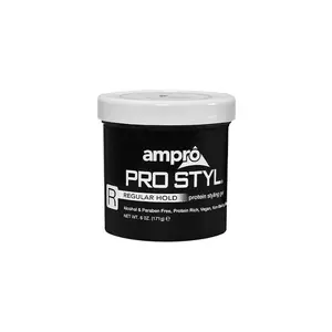 Ampro Pro Styl Protein Rich Haircare Styling Gel - Regular Hold, Setting, Radiant Finish, 6 oz - US Haircare & Styling Gel