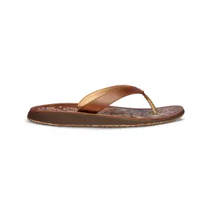 Olukai Paniolo Women’s Premium Leather Sandals - Natural