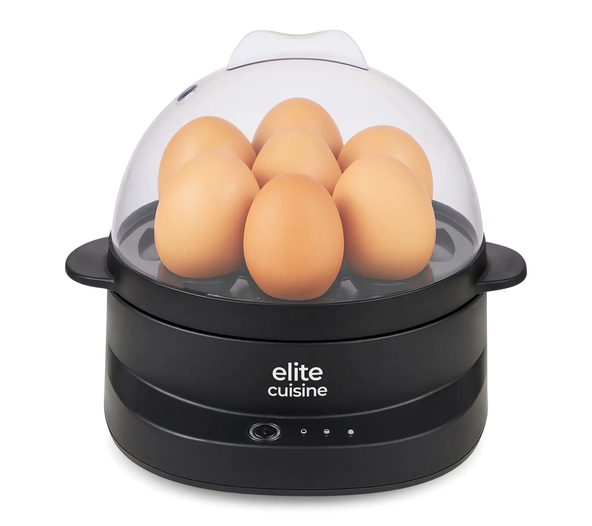 Elite Cuisine 7-Egg Cooker EGGSYNC w/ Voice Alerts Elite Cuisine 7-Egg Cooker EGGSYNC w/ Voice Alerts