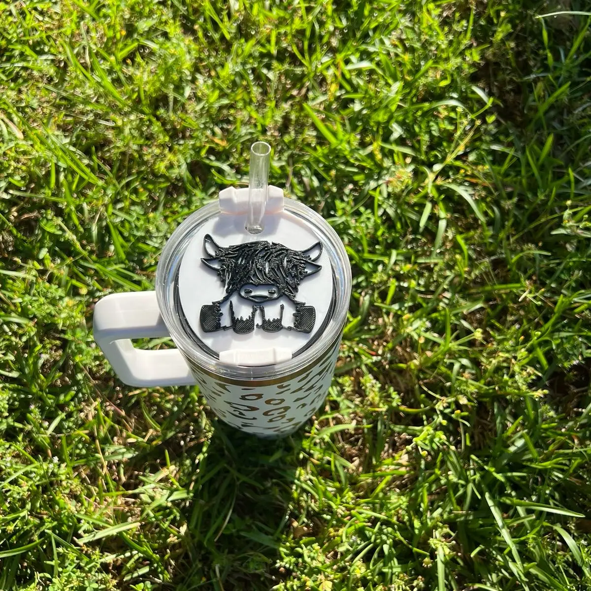 Highland Cow Stanley Topper Cup Tumbler Drinkware