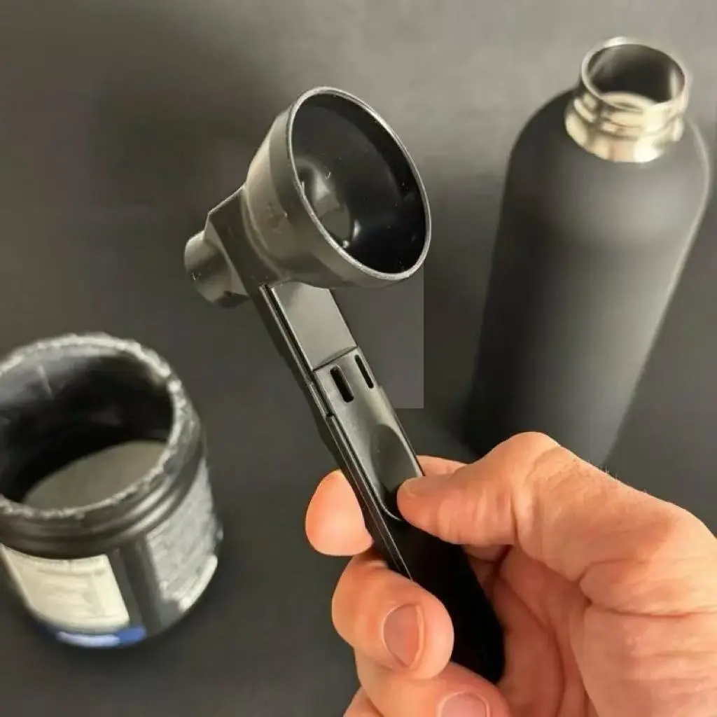 Powder Funnel Spoon, Transfer, Kitchen Utensils, Coffee Making Tool, Reusable Coffee Tools, BPA-Free Plastic, Easy to Clean, 2-Tablespoon Capacity, Measuring Precise Amounts, Ideal for Pre-Workout Supplements, Protein Powder and Milkshakes