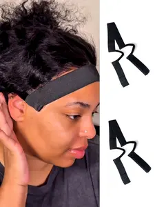 Lace Melting Band, Elastic Band for Wigs 3 Pcs One Set, Edge Wrap to Lay Edges, Hair Styling Accessories for Women & Girls, Wig Tool Ear Free Zero Ear Pressure