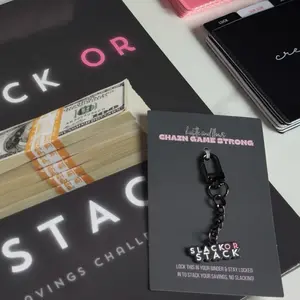 A6 keychain binder charm