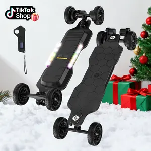 【Skateboard Series】Powerful Electric Skateboard 1200W/3000W Max Power 28MPH/32MPH Top Speed 15Miles/28Miles Max Range, Wireless Remote UL2272 Certified 264LBS Capacity Suitable for both beginners and professionals