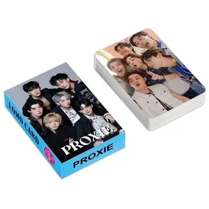 96 Pcs/Set Thai Boy Group PROXIE DICE Lomo Card Onglee Chokun Idol HD Photocard with Stickers Cosplay Gift ﻿