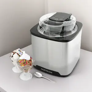 Stainless Steel 2-Quart Digital Ice Cream Maker