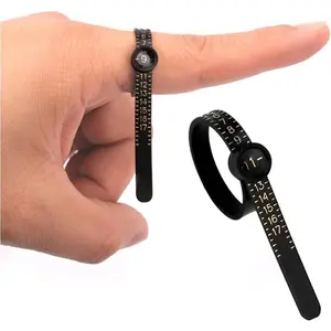 TUNQISM 1-17 USA Rings Size Upgraded Ring Sizer Measuring Set Reusable Finger Size Gauge Measure Tool Jewelry Sizing Tools
