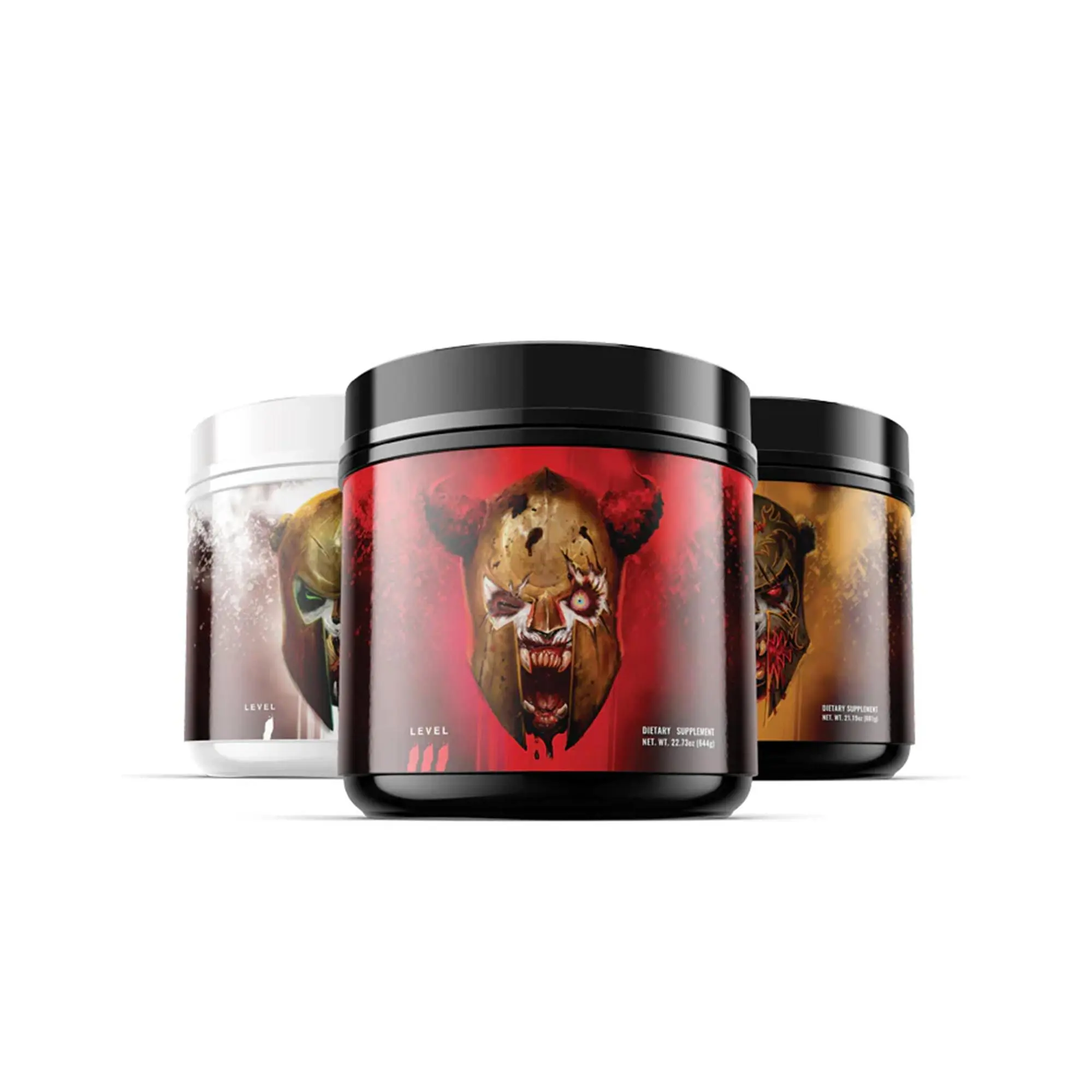 Panda x V1 PANDAMUS Edible Pre-Workout Powder - USA-Made Caffeine-Infused Fitness & Dietary Boost Supplement with Level 1,2,3 Options, Energy Enhancer