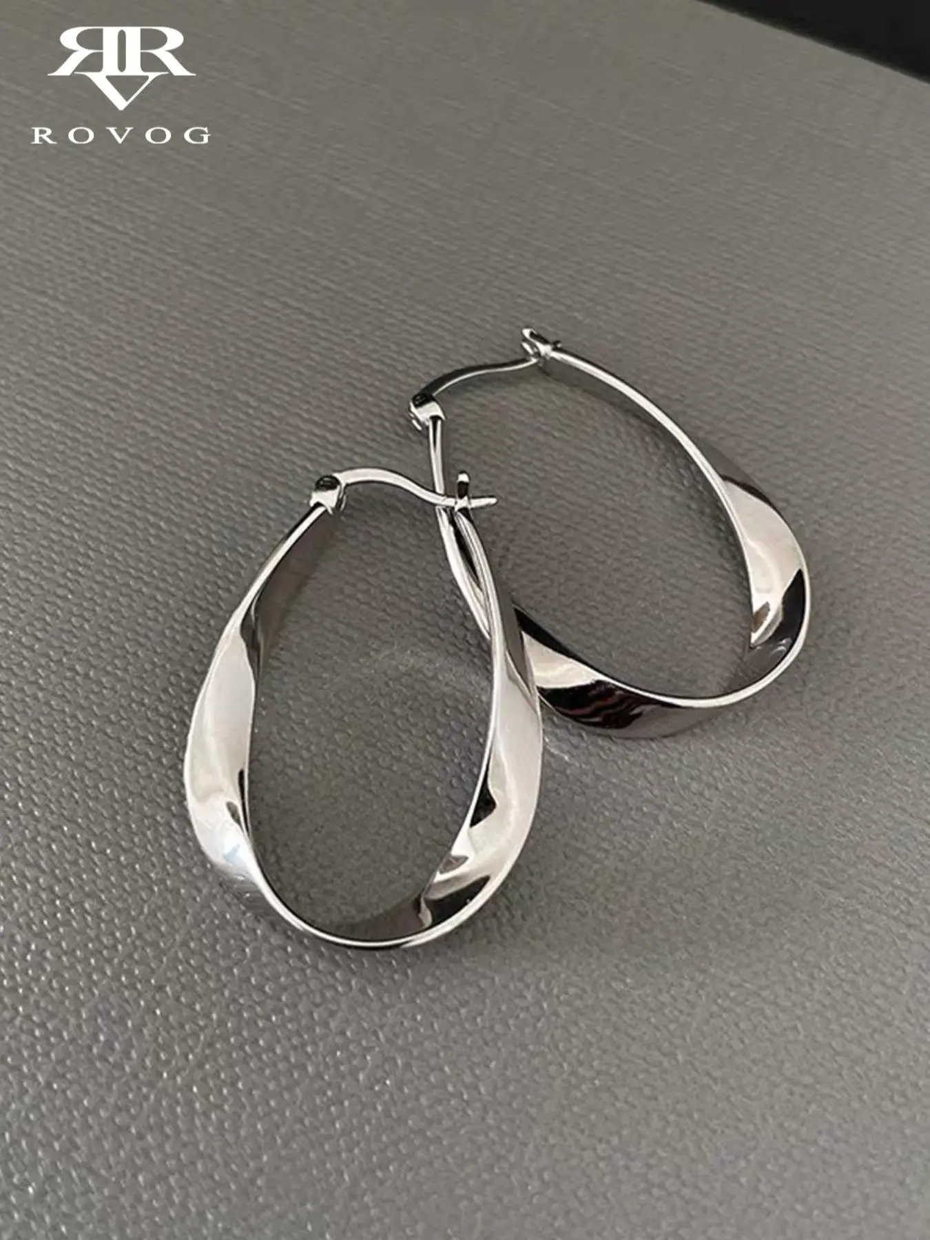Irregular Geometric Design Hoop Earrings, Fashionable Earrings for Women, Daily Use, Versatile Earrings, Trendy All-match & Exquisite Jewelry for Birthday Gift, Aesthetic Jewelry Gift, Ear Hoops