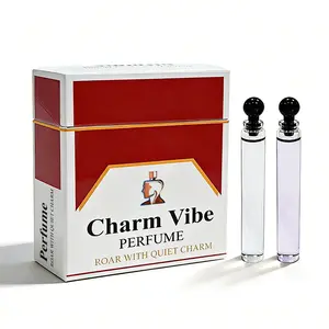 Charm Vibe Pocket Perfume Case| 8-Portable Vials | 4 Masculine Scents｜Long Lasting｜Unique Gift for Him