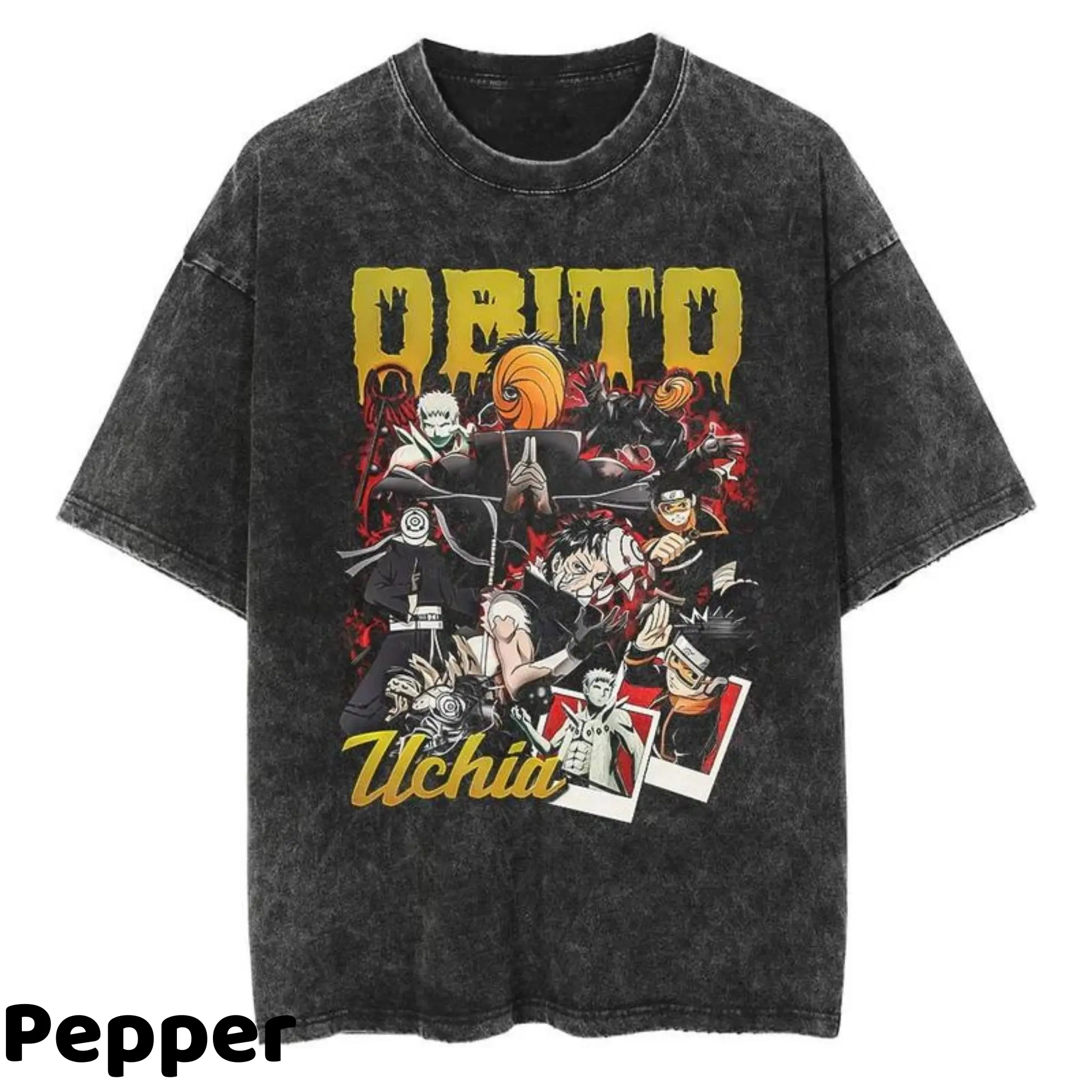 Obito Uchiha Vintage Shirt, Anime Naruto Shirt, Obito Shirt, Anime Shirt, Naruto Shirt, Manga Shirt, Naruto Accessories, Obito Merch, Naruto Merch, Anime Merch Menswear Top Underwear Tshirt Streetwear Shortsleeve