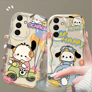Cute Cartoon Pochacco Shockproof Case for Samsung Galaxy A16 A06 A55 A35 A25 A15 A05 A05S A54 A34 A24 A14 A73 A53 A33 A23 A13 A52 A32 A22