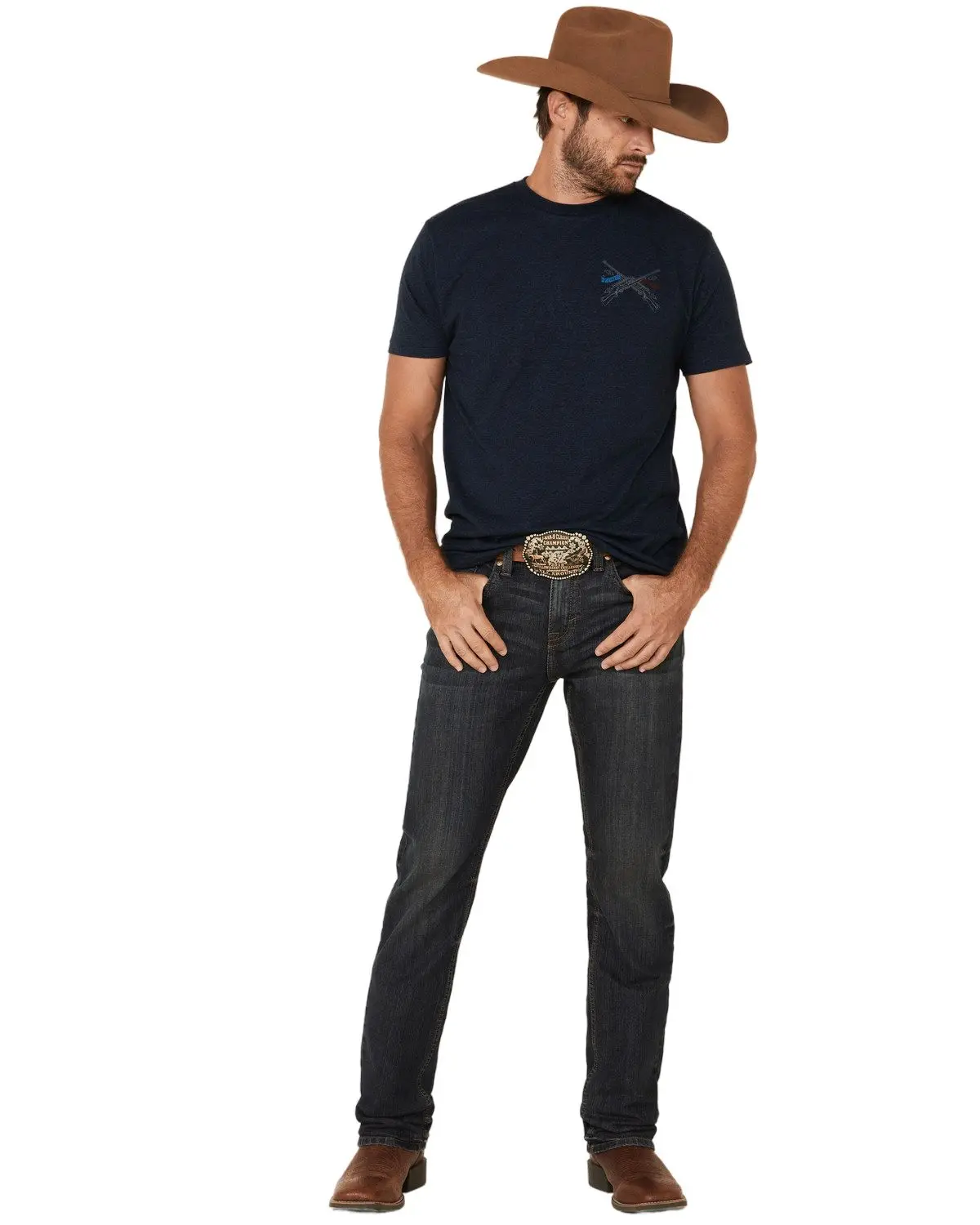 Cody James Men's Men'S Barn Sour Wash Jackson Slim Straight Stretch Denim - Cjfa20j43-Dkw