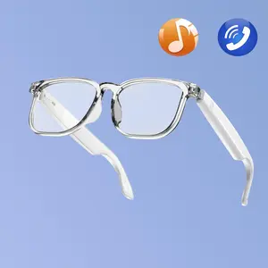 SENBONO Smart Glasses, Multifunctional Anti-blue Light Glasses, Touch Control Wireless Glasses for Women, Smart Glasses for Men & Women, Wearable Smart Glasses