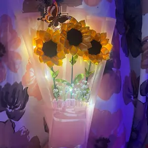 3 Sunflower Bouquet - Featuring Three Sunflowers in the Description Provided