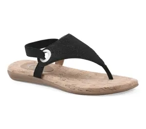 White Mountain Slingback Thong Sandals - Lifeway