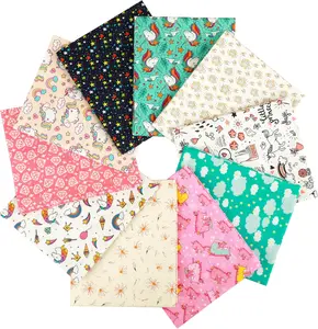 Newbrothread&Craftido 100% Cotton Quilting Fabric Bundles 10pcs Fat Quarters 18”x21” Medium Weight 5.2 oz for Quilting Sewing Patchwork Home Textile Day Dreaming, TikTokShopDealsforYouDays, SummerWins