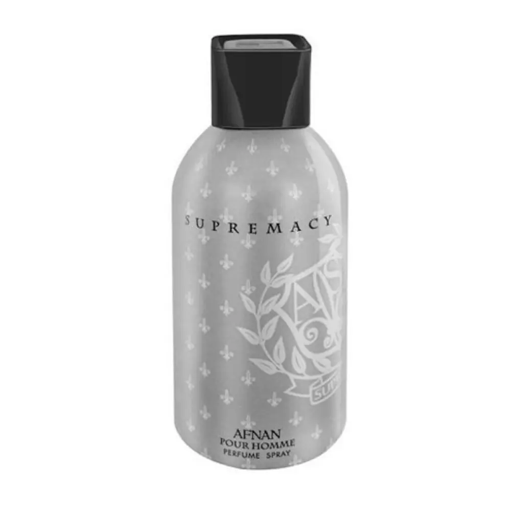 Supremacy Silver M by Afnan Deo Body Spray, 8.0 oz