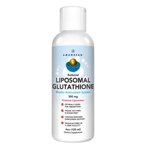 Amandean Liquid Liposomal Glutathione Supplement (4oz) - Vegan Formula made with Setria Glutathione