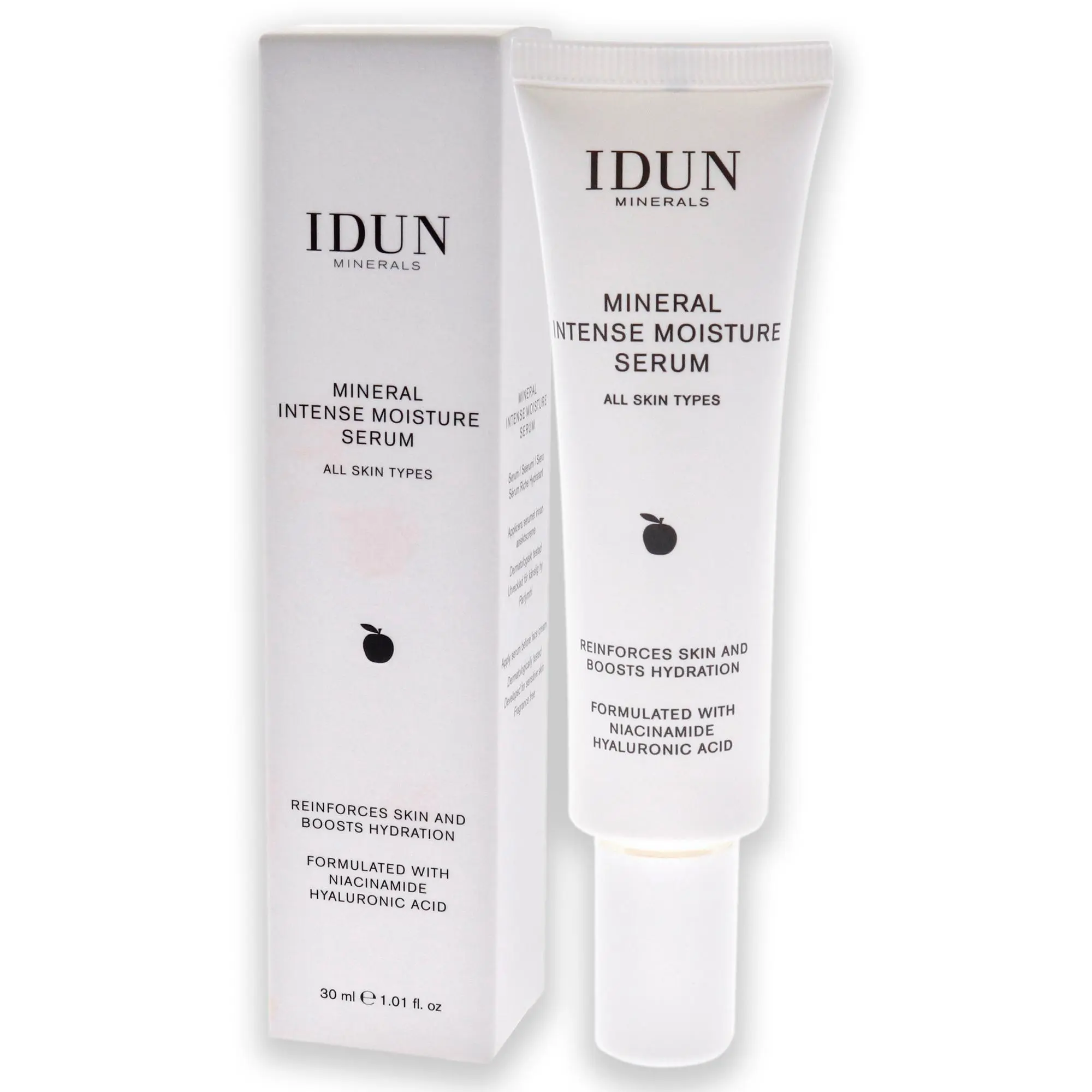 IDUN Minerals Mineral Intense Moisture Serum - Infused With Minerals - Reinforcing Skin And Boosting Hydration - Intensely Moisturize The Skin - Reduces Deep Wrinkles Significantly - 1.01 Oz