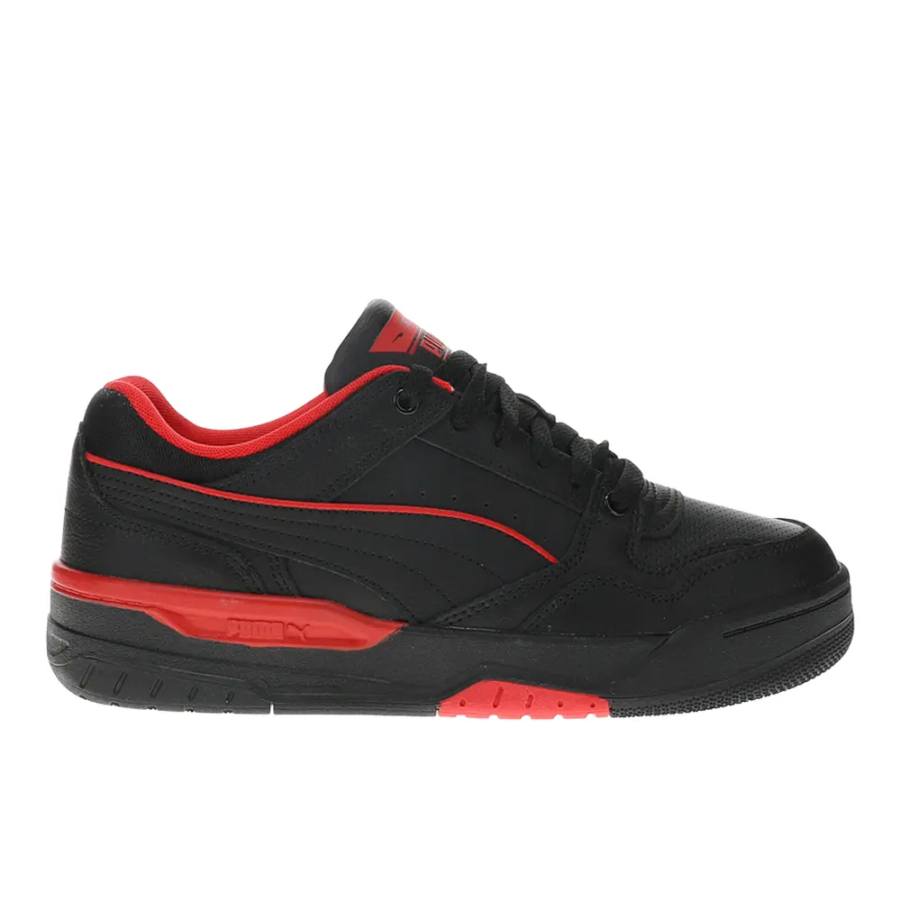 PUMA Mens Rebound Retro Lace Up Sneakers Shoes Casual - Black