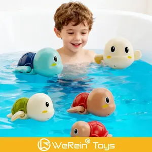 Baby Turtle Chain Bath Toy, Fun Play Bathtub Accessory for Infants & Toddlers, Durable Plastic Design, Easy Grip Handle, Perfect Gift Idea