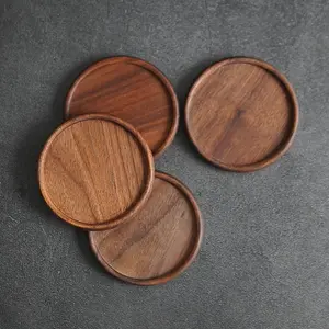 Wooden Coaster, Kitchen Coasters, Wood Coaster Set, 4/6/8/10pcs Heat Resistant Tea and Coffee Cup Pad, Insulation for Bowls, Teapots, and Mugs, Perfect Easter Gift, Home