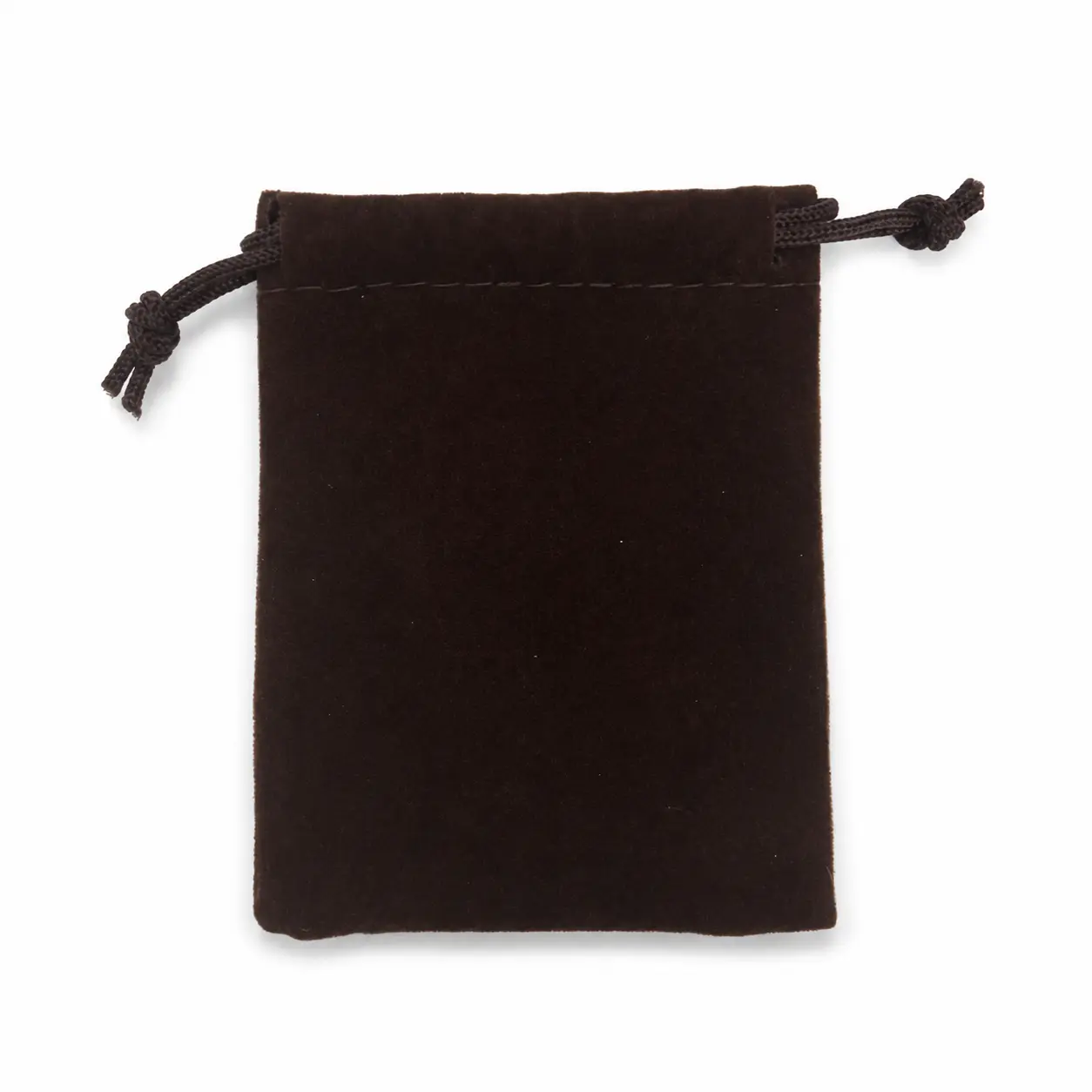 Brown Velvet Drawstring Pouch for Small Gifts, Soft Jewelry Gift Bag for Keychains, Rings, Necklaces, Charms & Small Accessories, Reusable Gift Packaging Bag for Father’s Day, Birthday & Holiday Gifts