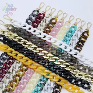 DIY Colorful Acrylic Bag Chain, Versatile Chain for Glasses/Phone/Keychain