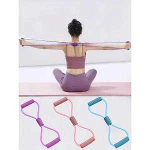 1pc Silicone Yoga Stretch Band - Universal Elastic Resistance Band For Full Body Exercises, Shoulder, Back And Arm Stretches, Non-Slip Conditioning Band For Home Fitness Exercises