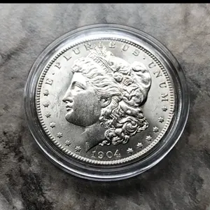 1904-O Morgan Silver Dollar in Brilliant Uncirculated Condition.