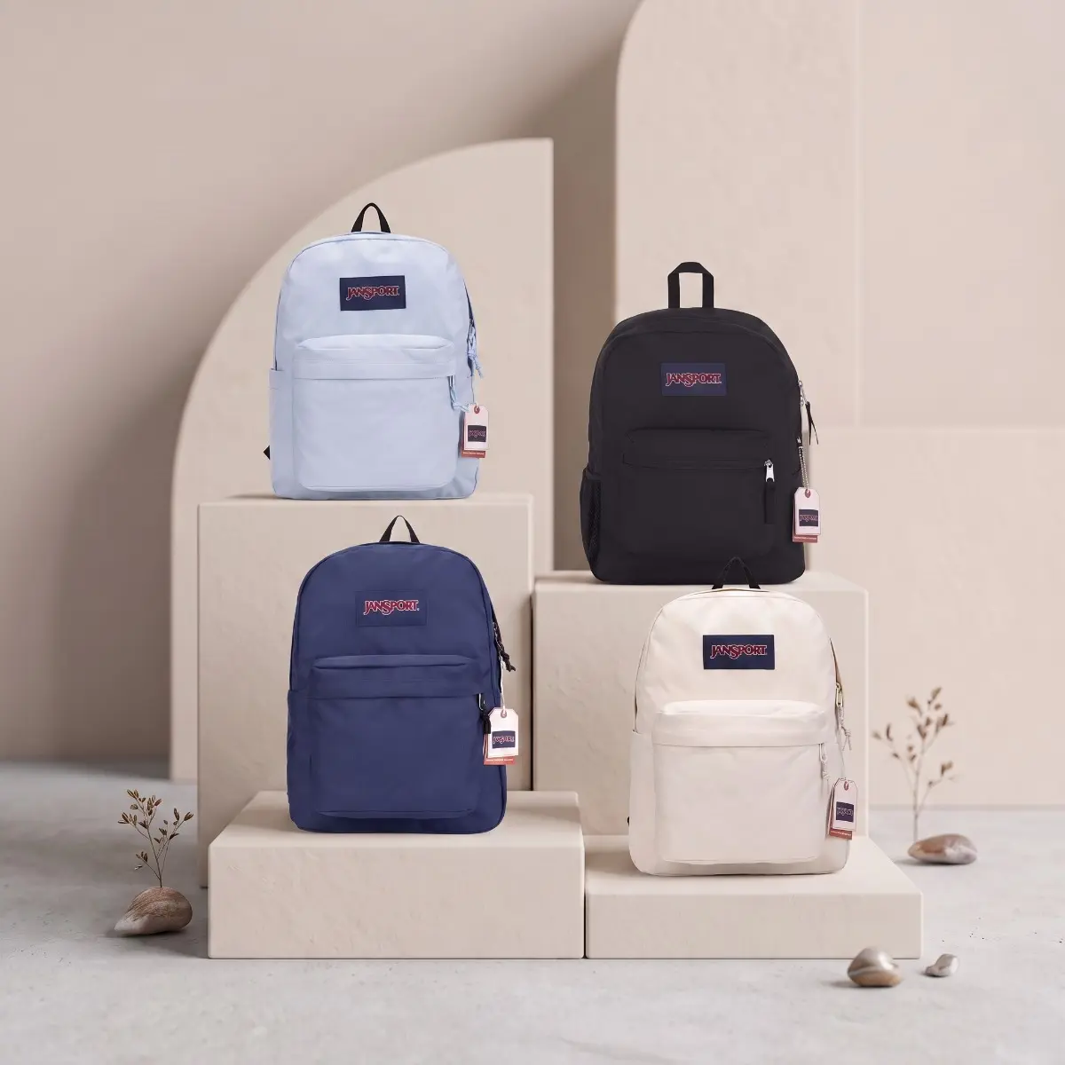 JanSport Classic Basic Backpack, Lightweight School Backpack, Casual Daypack for Students Travel Daily Commute, Multiple Solid Color Options