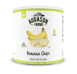 Augason Farms Banana Chips 2 lbs 1 oz No. 10 Can