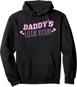 Daddy's Little Kitten DDLG Kinky BDSM Sex Dom Cat Play Neko Pullover Hoodie - Lydiagarcia Shop 84B0BVVQLKQR