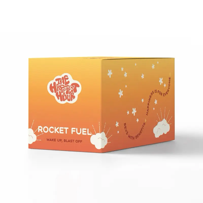 Rocket Fuel – Watermelon Mango Terpene Blend – 200mg Caffeine & 15mg Terpenes – 15 pack- 2oz Focus Energy Shot Drinks