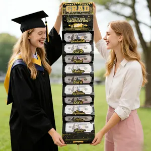 3D Graduation Party Decoration Set, Folding Gift Box, Surprise Present for Graduates, Grad Party Favor, Holiday Occasion Supplies