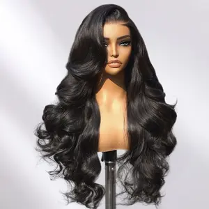 Wavymy Wear Go C-Part 7x5 Bye-Bye Knots Wig Quick Glueless & HD Lace Pre Cut Body Wave Invisible Knots With Invisi Drawstring With Baby Hair 250% Density