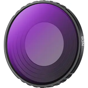 K&F CONCEPT ND8 Camera Lens Filter for DJI Osmo Action 5 Pro/Osmo Action 4, 3-Stop Neutral Density Light Reduction, 28 Multi-Coated Optical Glass, Thread Mount, Aluminum Alloy Frame, Camera Accessories