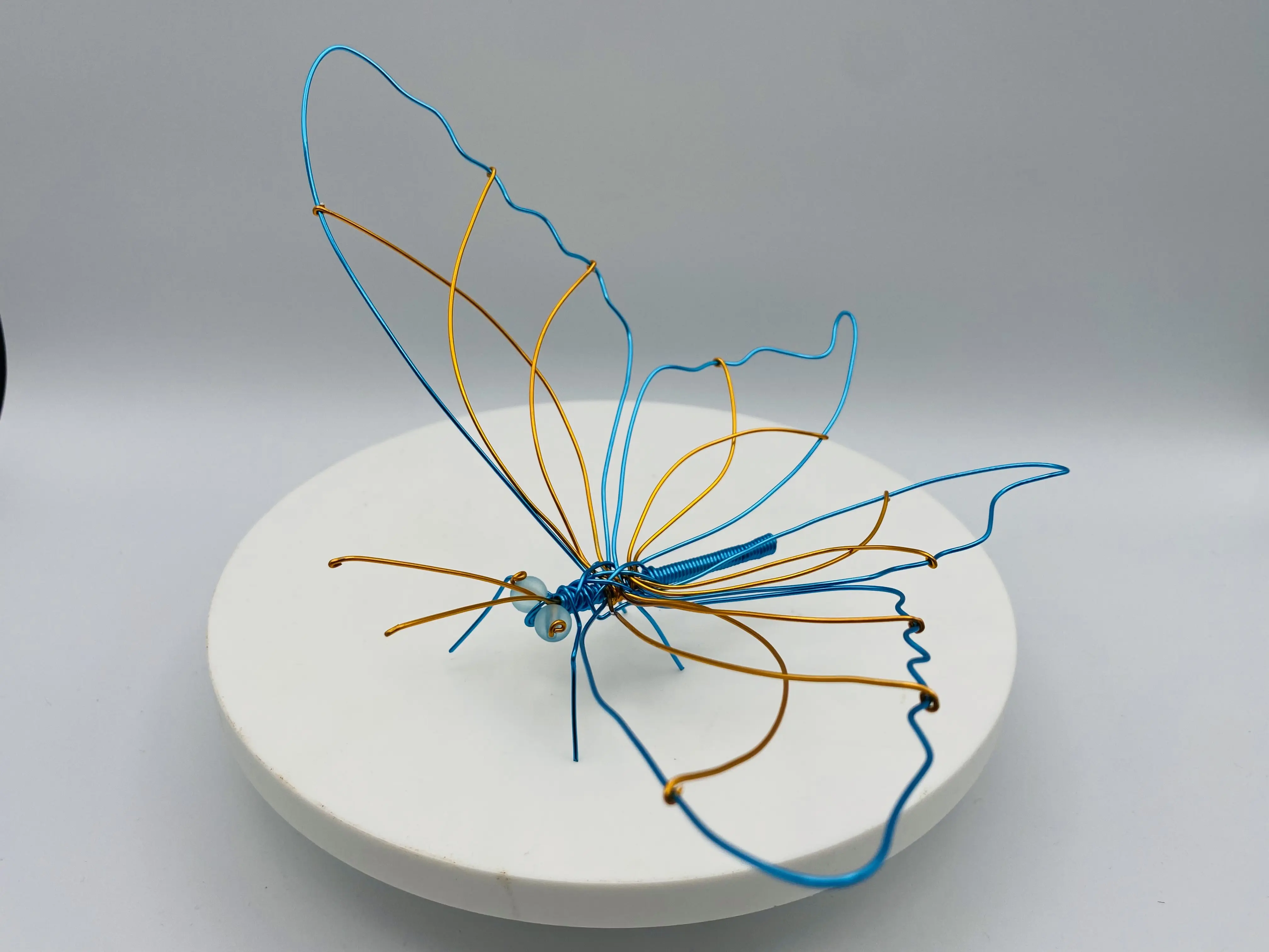 Butterfly wire sculpture