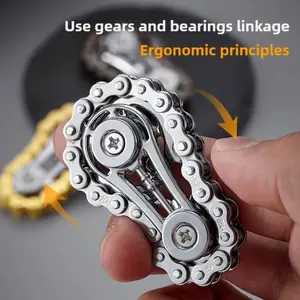 Fashionable Gear Fidget Spinner, Mechanical Metal Toy, Anxiety Relief, Stress Reduction, Stress Relief Model, Durable Design, Perfect Gift Idea