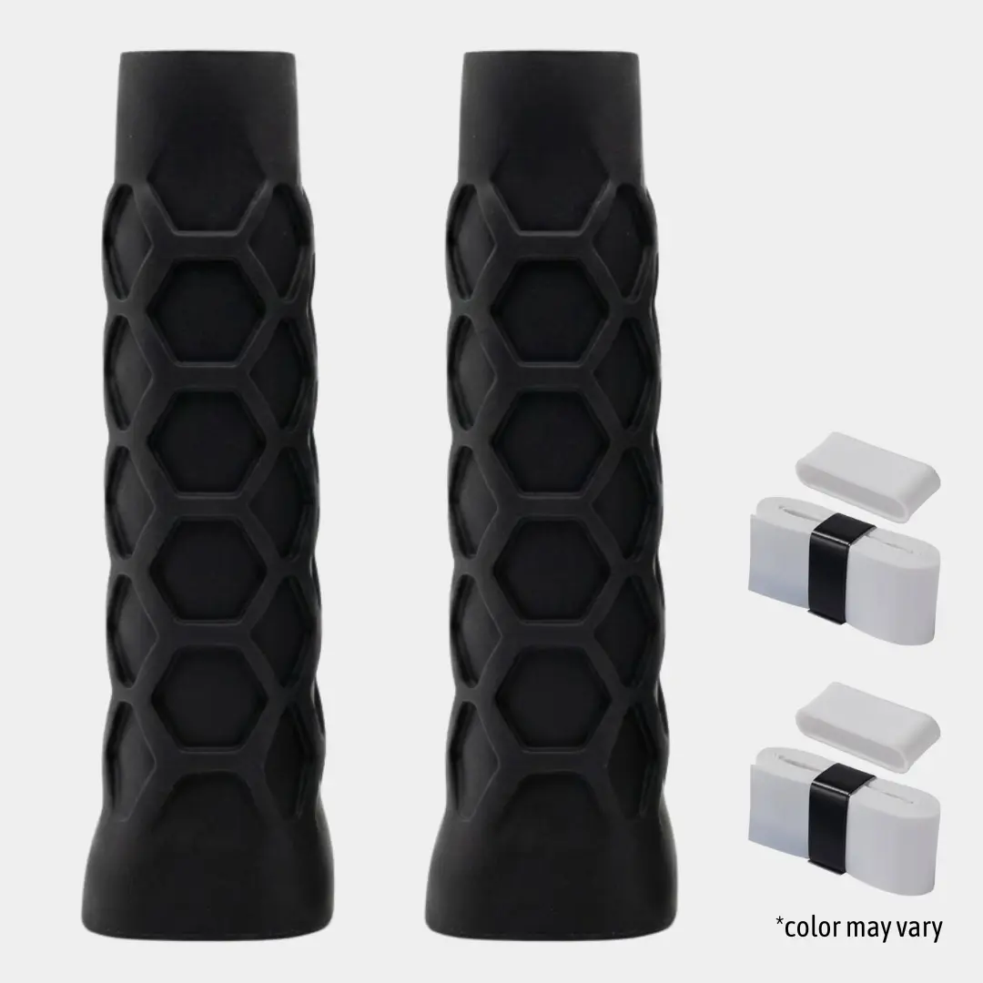 HEXXO Pickleball Paddle Grip – Ergonomic Hex Undergrip for Control & Comfort, Shock Absorbing, Anti-Slip Handle Grip, Fits All Paddles, Use with Overgrip 2 Pack