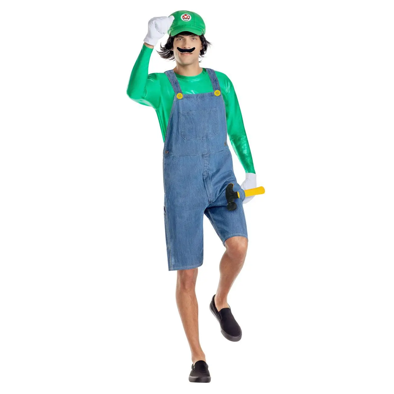 Men's Green Gamer Costume