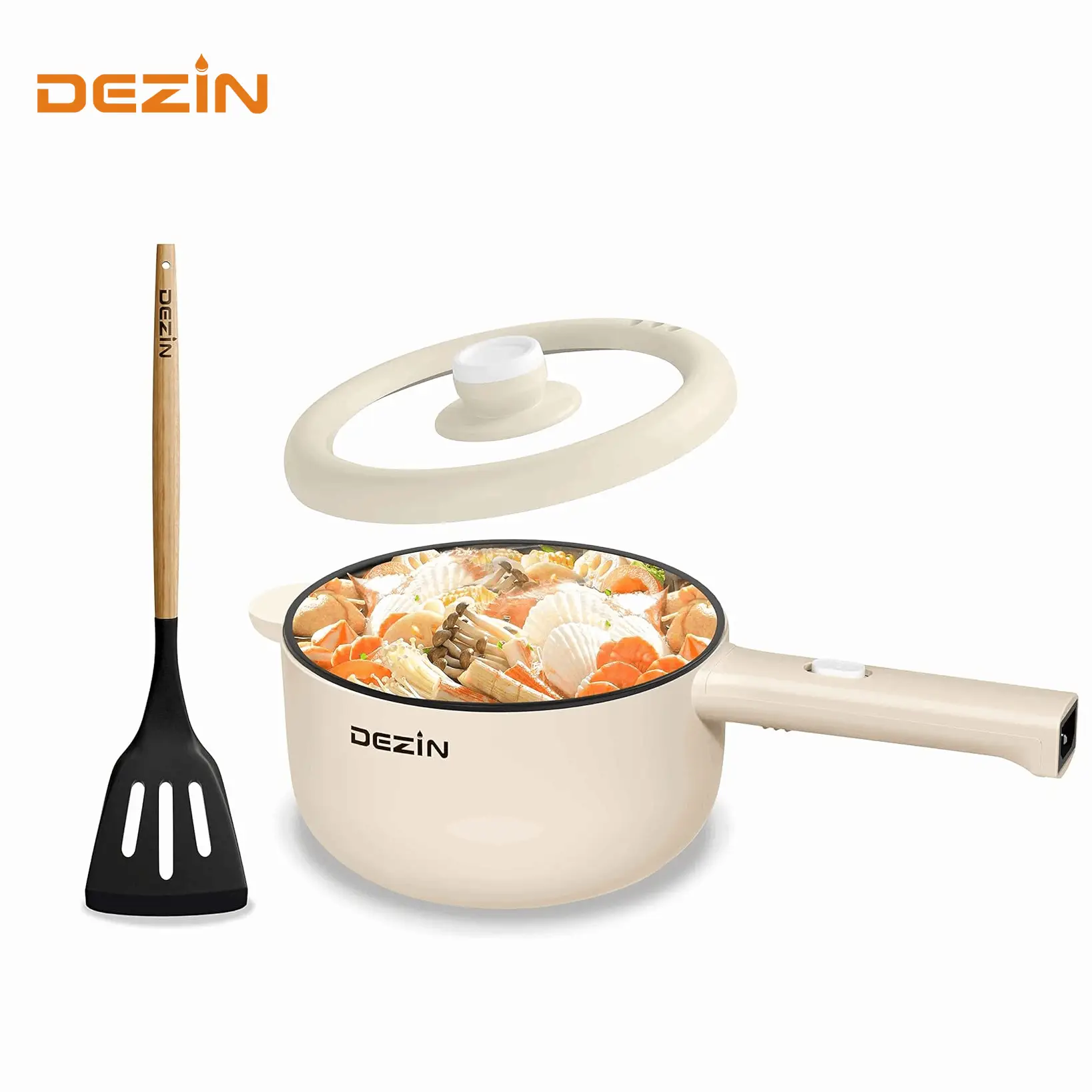 Portable Electric Hot Pot with Power Adjustment