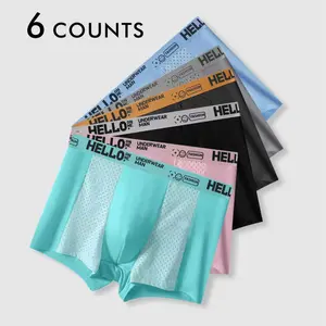 【TikTok Shop Viral Style】Men's 6-Pack Stretch Cotton Underwear (Sizes: L–3XL) Menswear Briefs Socks Operator tiktokshopspringglowup,summervibes gifts for teen boys